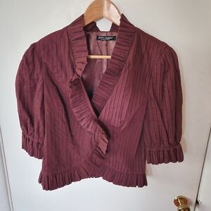 Betsey Johnson Cropped Jacket